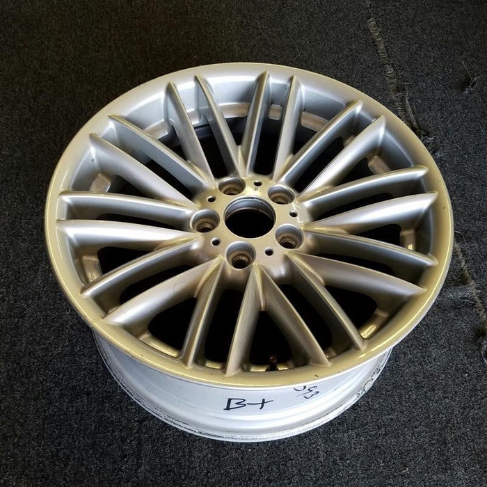 18" BMW 745i 02-05 18x8 , 10 spoke, V spoke design Original OEM Wheel Rim - Side Profile