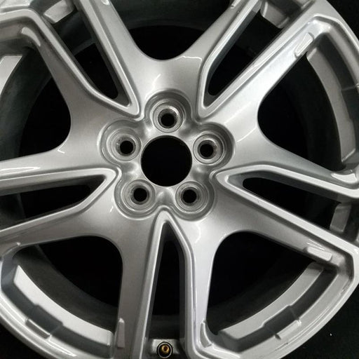 19" MUSTANG MACH-E 21-23 19x7 5 split spoke silver Original OEM Wheel Rim - Angle View