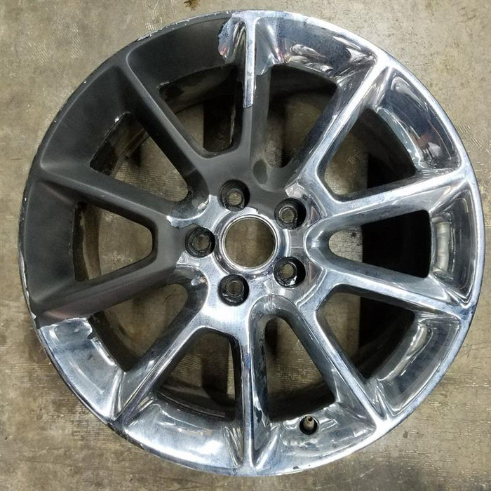 18" MUSTANG 10 18x8 aluminum TPMS 10 spoke polished Original OEM Wheel Rim