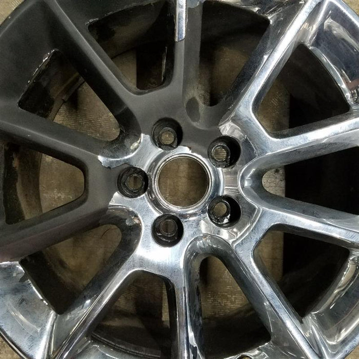 18" MUSTANG 10 18x8 aluminum TPMS 10 spoke polished Original OEM Wheel Rim