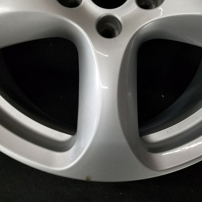 18" STELVIO 18-19 , 18x8, , straight spoke Original OEM Wheel Rim - Side Profile