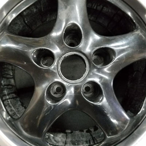17" PORSCHE 911 95 17x9 Original OEM Wheel Rim - Angle View