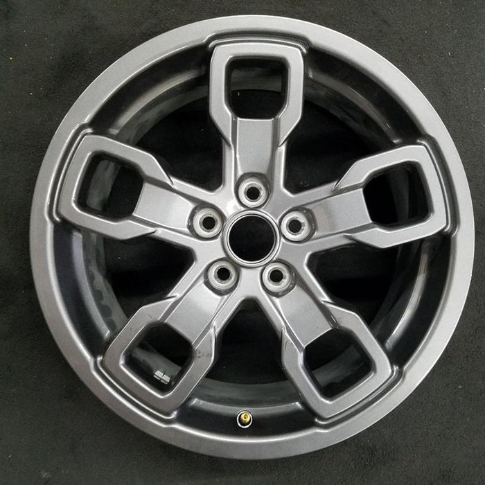 17" BRONCO SPORT 21-24 17x7, alloy, 5 spoke, slotted spoke Original OEM Wheel - Front View