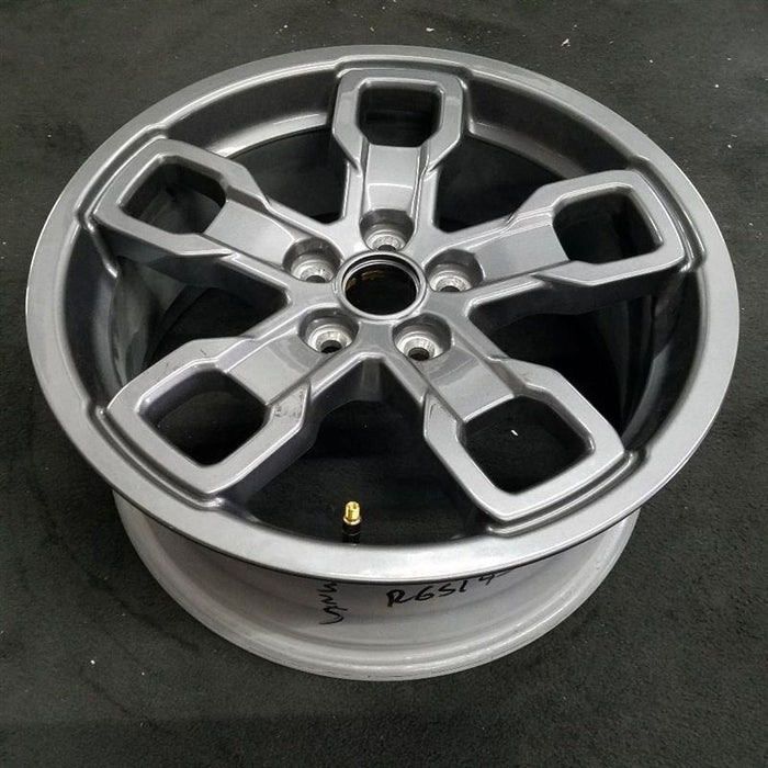 17" BRONCO SPORT 21-24 17x7, alloy, 5 spoke, slotted spoke Original OEM Wheel - Side Profile