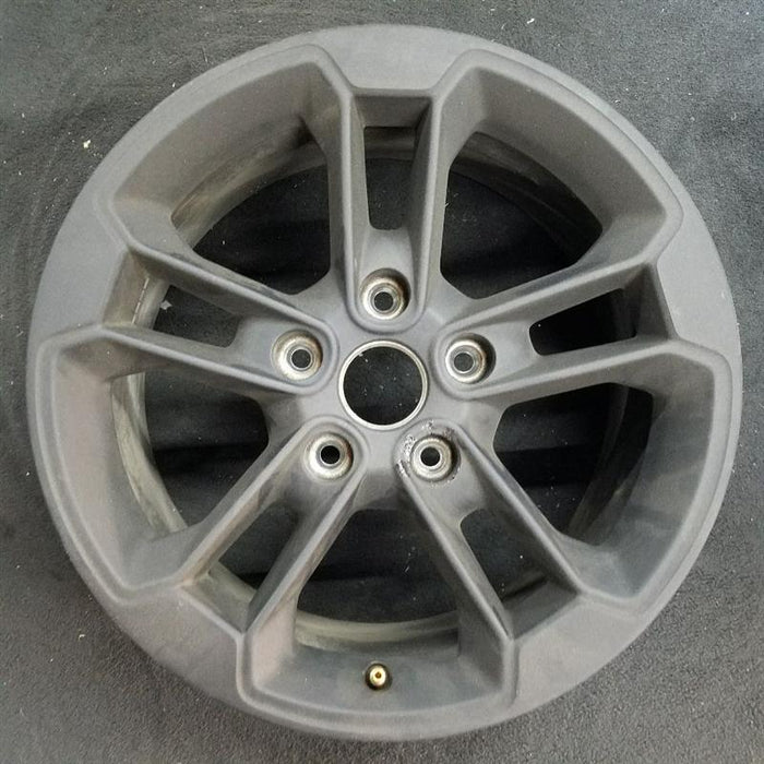 17" WRANGLER 18 VIN W 6th digit JK body 17x7.5 5 spoke open spoke Original OEM - Front View