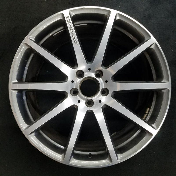 19" MERCEDES S-CLASS 15 217 Type; Cpe S63 19x9.5 10 spoke Original OEM Wheel Rim - Front View