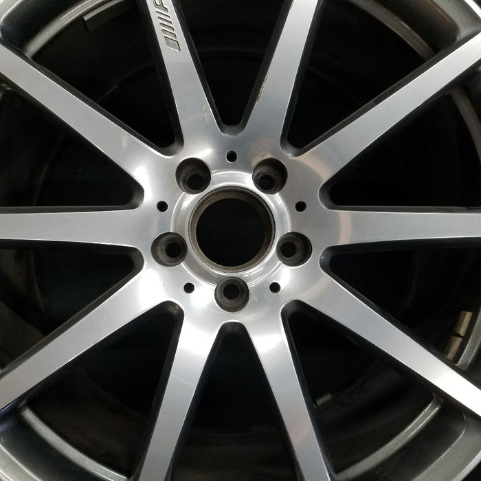 19" MERCEDES S-CLASS 15 217 Type; Cpe S63 19x9.5 10 spoke Original OEM Wheel Rim - Angle View