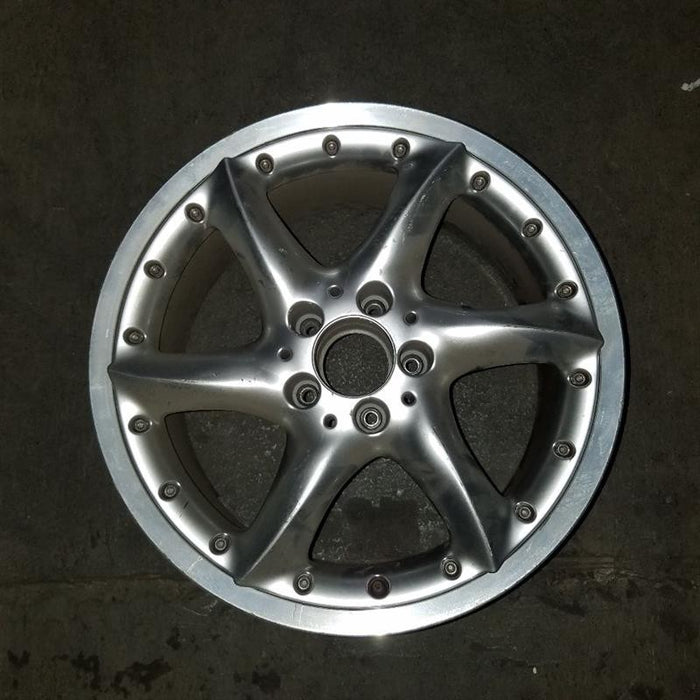 17" MERCEDES SLK 07 171 Type; SLK280, 17x8.5 , 6 spoke Original OEM Wheel Rim - Front View