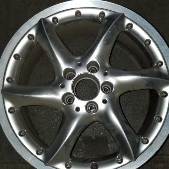 17" MERCEDES SLK 07 171 Type; SLK280, 17x8.5 , 6 spoke Original OEM Wheel Rim - Angle View