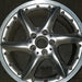 17" MERCEDES SLK 07 171 Type; SLK280, 17x8.5 , 6 spoke Original OEM Wheel Rim - Angle View