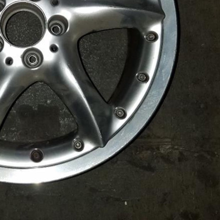 17" MERCEDES SLK 07 171 Type; SLK280, 17x8.5 , 6 spoke Original OEM Wheel Rim - Back View