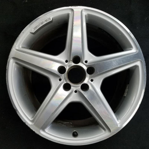 18" MERCEDES CLS-CLASS 12 218 Type; CLS550 AWD 18x9.5 AMG silver accents - Front View