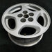 16" 300ZX 90 16x7.5 alloy 44.7mm ornament R. Original OEM Wheel Rim - Side Profile