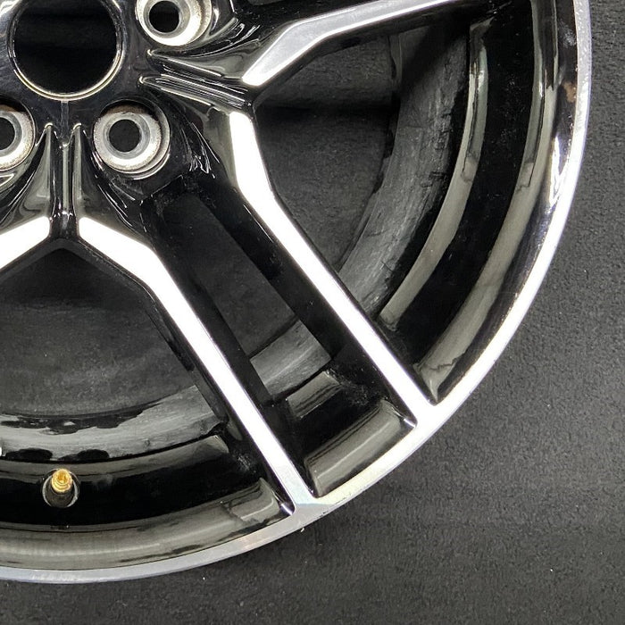 18" MUSTANG 18-23 18x8 , 10 spoke Original OEM Wheel Rim - Back View