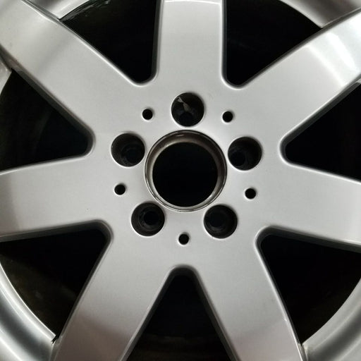 17" MERCEDES ML-CLASS 10-11 164 Type ML450 17x7.5 7 spoke Original OEM Wheel Rim - Angle View