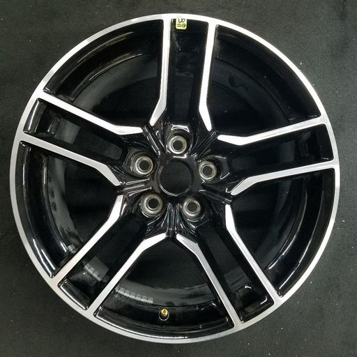 18" MUSTANG 18-23 18x8 , 10 spoke Original OEM Wheel Rim - Front View