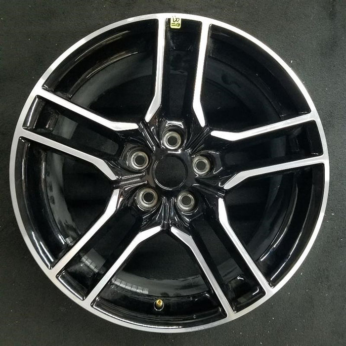 18" MUSTANG 18-23 18x8 , 10 spoke Original OEM Wheel Rim - Front View