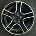 18" MUSTANG 18-23 18x8 , 10 spoke Original OEM Wheel Rim - Front View