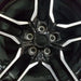 18" MUSTANG 18-23 18x8 , 10 spoke Original OEM Wheel Rim - Angle View