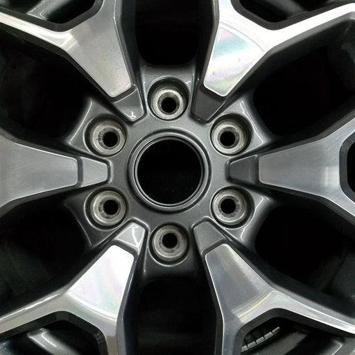 17" BRONCO 21-22 17x8, , double spoke Original OEM Wheel Rim - Angle View