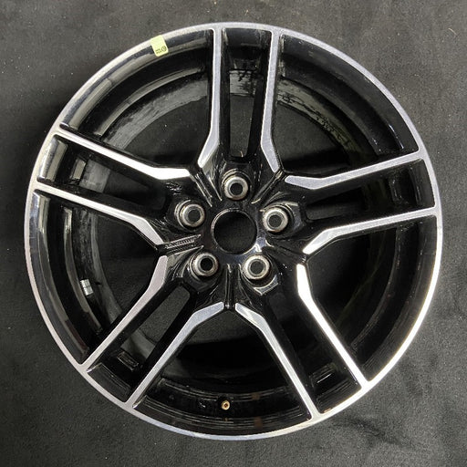 18" MUSTANG 18-23 18x8 , 10 spoke Original OEM Wheel Rim - Front View