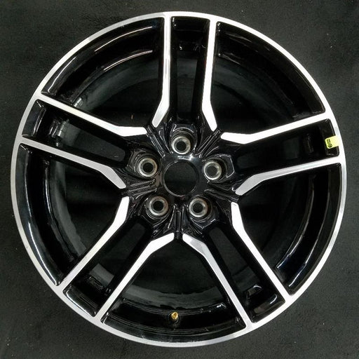 18" MUSTANG 18-23 18x8 , 10 spoke Original OEM Wheel Rim - Front View