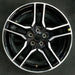 18" MUSTANG 18-23 18x8 , 10 spoke Original OEM Wheel Rim - Front View