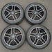 18" MUSTANG 18-23 18x8 , 10 spoke Original OEM Wheel Rim - Front View