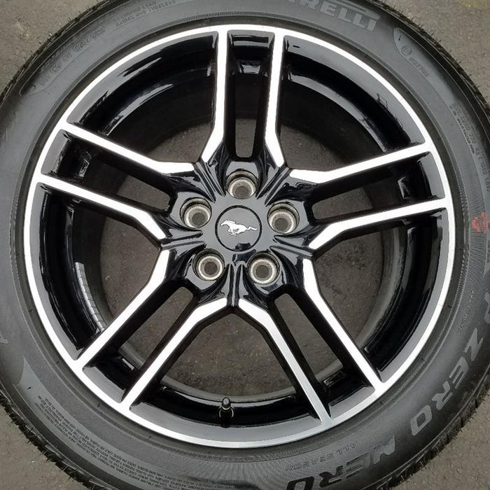 18" MUSTANG 18-23 18x8 , 10 spoke Original OEM Wheel Rim - Back View