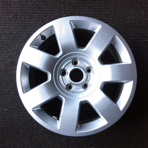 17" AUDI A8 03 model VIN E 8th digit 17x8 7 spoke Original OEM Wheel Rim - Front View