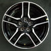 18" MUSTANG 18-23 18x8 , 10 spoke Original OEM Wheel Rim - Front View
