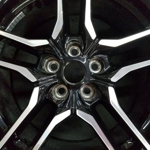 18" MUSTANG 18-23 18x8 , 10 spoke Original OEM Wheel Rim - Angle View