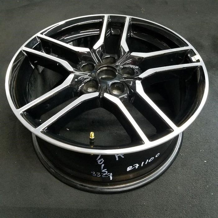 18" MUSTANG 18-23 18x8 , 10 spoke Original OEM Wheel Rim - Side Profile