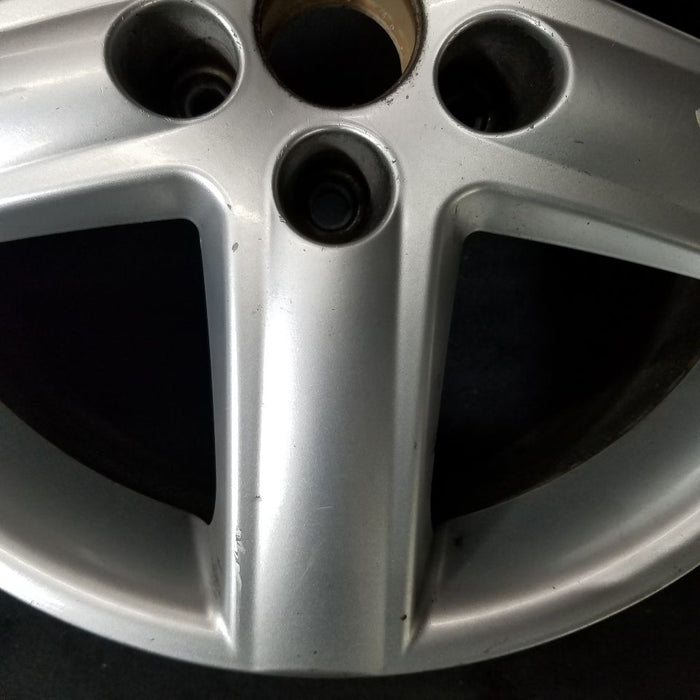 17" AUDI A4 02 17x7.5 Original OEM Wheel Rim - Side Profile
