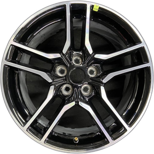 18" MUSTANG 18-23 18x8 , 10 spoke Original OEM Wheel Rim - Back View