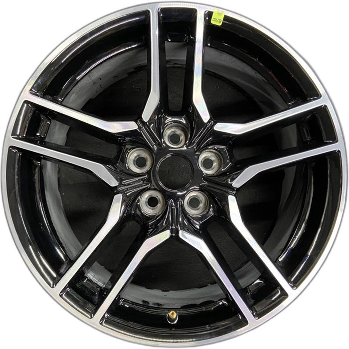 18" MUSTANG 18-23 18x8 , 10 spoke Original OEM Wheel Rim - Back View