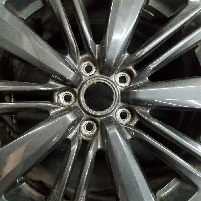 17" WRX 15-21 17x8 , gray Original OEM Wheel Rim - Angle View