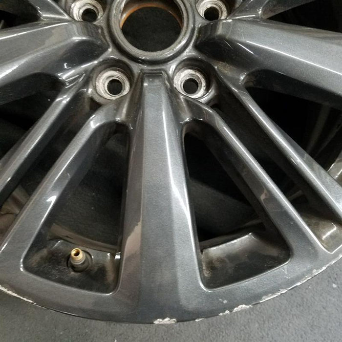 17" WRX 15-21 17x8 , gray Original OEM Wheel Rim - Side Profile