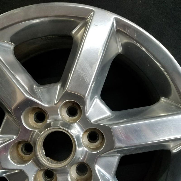 19" ACADIA 07-10 19x7.5 6 spoke single polished opt QT6 Original OEM Wheel Rim - Back View