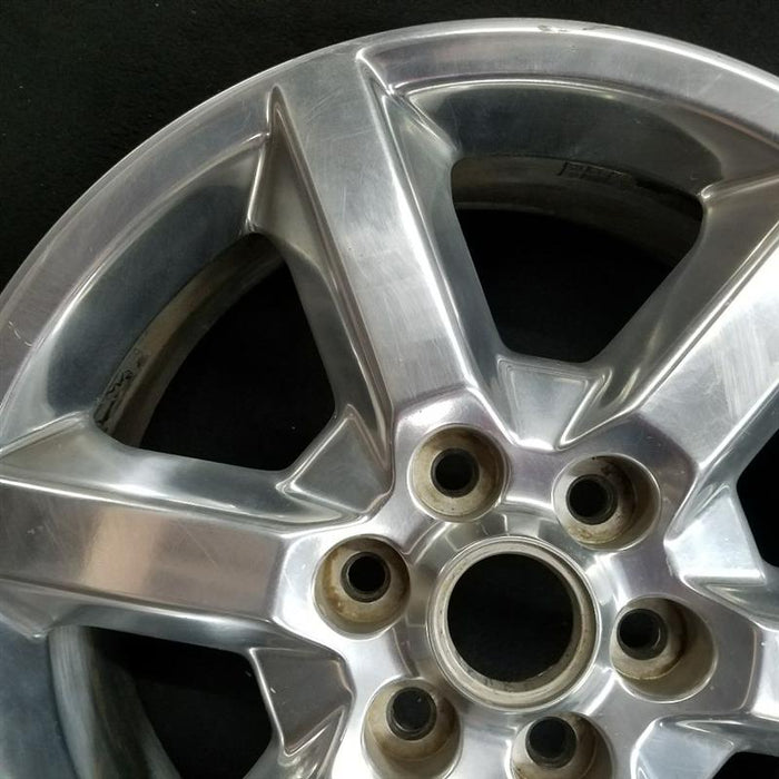 19" ACADIA 07-10 19x7.5 6 spoke single polished opt QT6 Original OEM Wheel Rim - Additional View