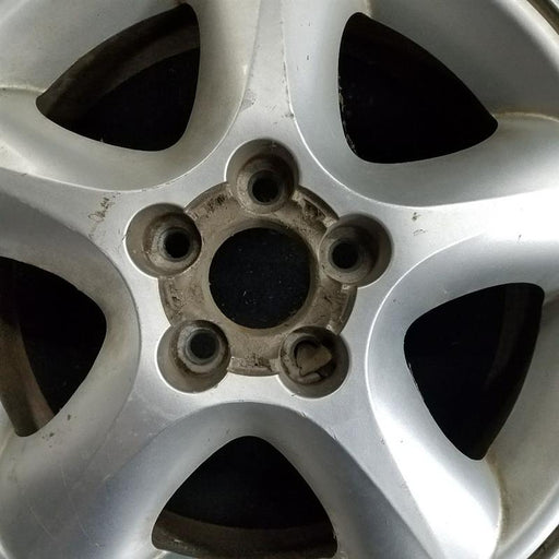 16" TAURUS 00-01 16x6 aluminum 5 spoke silver w/o stepledge Original OEM Wheel - Angle View