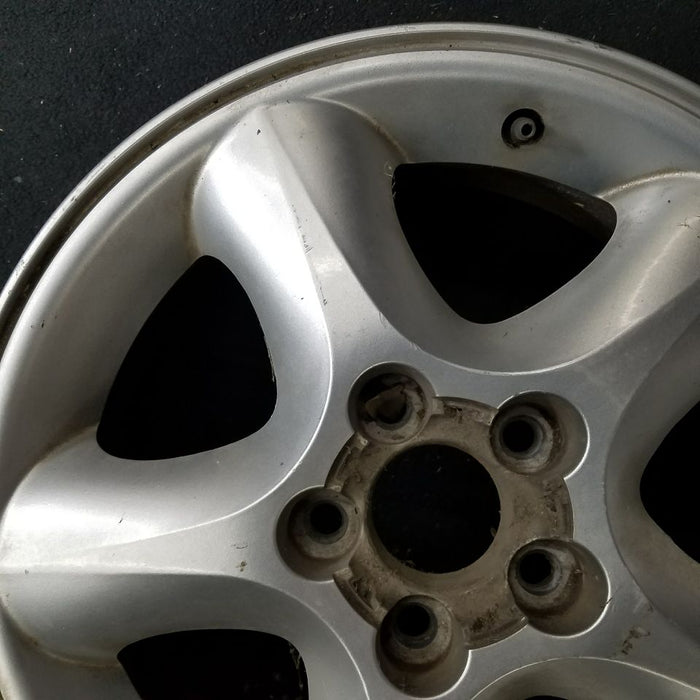 16" TAURUS 00-01 16x6 aluminum 5 spoke silver w/o stepledge Original OEM Wheel - Additional View