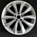 19" INFINITI QX50 19-22 19x7.5 , Original OEM Wheel Rim - SILVER - Front View