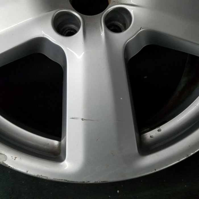 18" AUDI A4 06-08 18x8 , 5 spoke Original OEM Wheel Rim - Side Profile