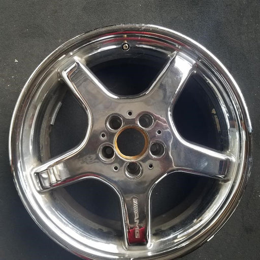 18" MERCEDES E-CLASS 04-05 211 Type; E320 18x8 5 spoke Original OEM Wheel Rim - Front View