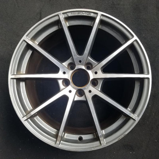 18" MERCEDES C-CLASS 15 205 Type; , C63 , 18x9.5 Original OEM Wheel Rim - Front View