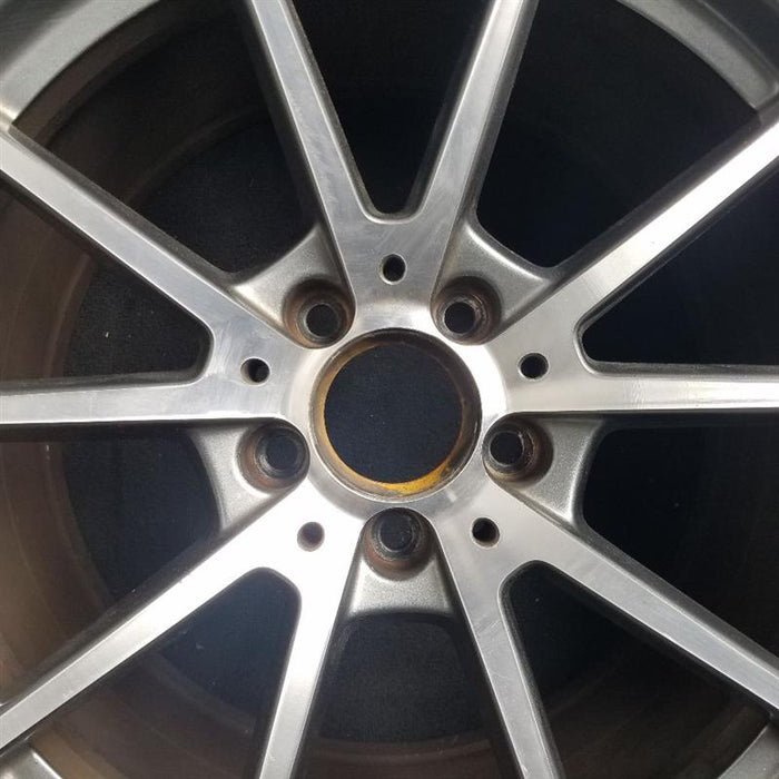 18" MERCEDES C-CLASS 15 205 Type; , C63 , 18x9.5 Original OEM Wheel Rim - Angle View