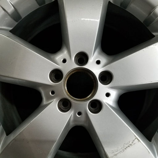 18" MERCEDES ML-CLASS 06 164 Type; ML500 18x8 5 spoke Original OEM Wheel Rim - Angle View