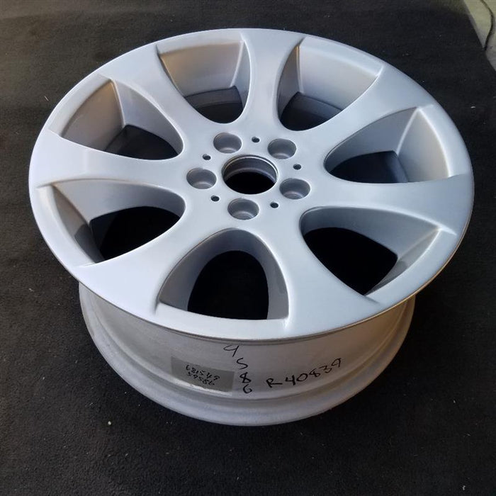 18" BMW 323i 06-11 18x8 , 7 spoke, flared spoke, single spoke design Original - Side Profile