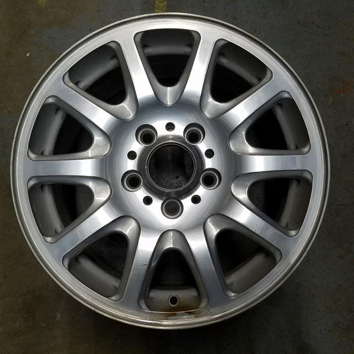 16" BMW 318i 95-99 16x7 alloy 10 spoke even space type Original OEM Wheel Rim - Front View